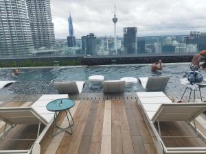 Χώρος καθιστικού στο Casaluma STAR KLCC