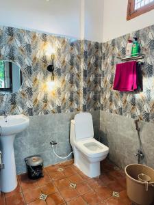 Koupelna v ubytování Avani