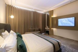 TV a/nebo společenská místnost v ubytování vaturan 2