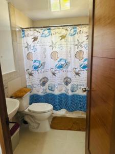 Koupelna v ubytování Apartamento muy cerca de la embajada Americana