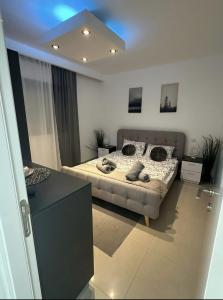 Ένα ή περισσότερα κρεβάτια σε δωμάτιο στο רויאל דרים אילת