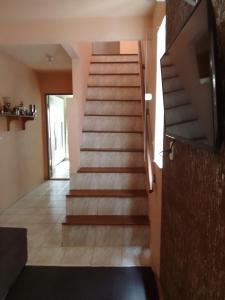 TV a/nebo společenská místnost v ubytování Casa da Claudia - Santa Teresa