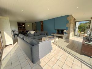 Posezení v ubytování Maison Kersaliou, proche mer St Pol de Léon