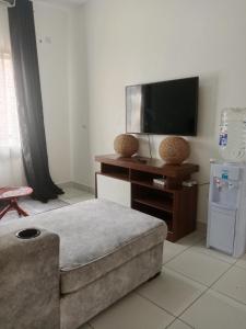TV a/nebo společenská místnost v ubytování Buxton Point Kandy Classy Two Bedroom Apartment