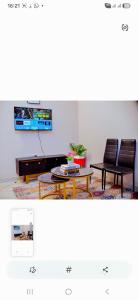 Μια τηλεόραση ή/και κέντρο ψυχαγωγίας στο Devine Homes Apartments