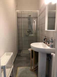 Et badeværelse på Ammare apartament Milazzo