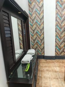 Ένα μπάνιο στο Safari Guest House