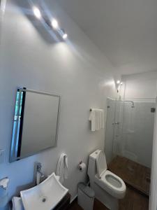 Koupelna v ubytování Granja & Vivero Lavanda