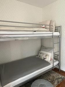 a couple of bunk beds in a room at Champel Cozy Studio in Geneva