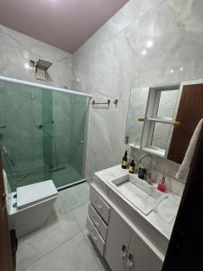 Koupelna v ubytování Chic Beach House