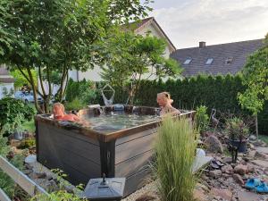 Κήπος έξω από το Ferienwohnung Anke Günther