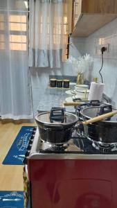 Η κουζίνα ή μικρή κουζίνα στο Oasis gardens Deliverance road