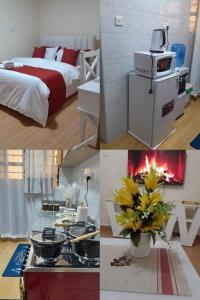 Η κουζίνα ή μικρή κουζίνα στο Oasis gardens Deliverance road