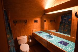 Koupelna v ubytování Riviera D + 6 fotografií