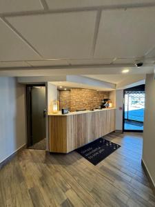 Kuchyň nebo kuchyňský kout v ubytování Spark by Hilton Oshawa