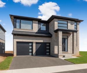 a rendering of a house with a garage at Luxury New Home By Niagara Fall in Fonthill