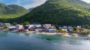 a small town on the shore of a river at Lez'arlet Plage in Les Anses-dʼArlets