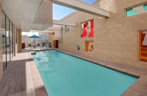 a swimming pool in a building at Hyatt Place Glendale/Los Angeles in Glendale
