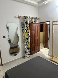 Postel nebo postele na pokoji v ubytování Havre de paix