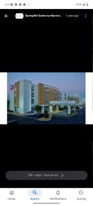 a screenshot of a computer screen with a building at Springhill suites by Marriott in Macon