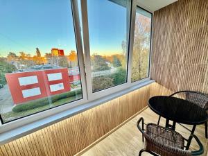 Balkón nebo terasa v ubytování Cozy Baltic Apartment