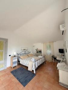 Ένα ή περισσότερα κρεβάτια σε δωμάτιο στο Melly's home