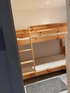 Postel nebo postele na pokoji v ubytování Ferienwohnung am Harzhorn