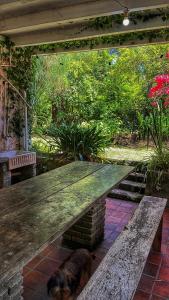 Κήπος έξω από το Cabaña Midori - Encanto Tigre