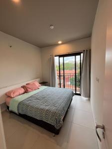 Postel nebo postele na pokoji v ubytování Washington Park Deptos