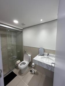 Koupelna v ubytování Washington Park Deptos