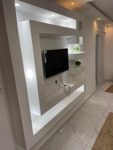 Televiisor ja/või meelelahutuskeskus majutusasutuses Résidence Pietri +2 fotot