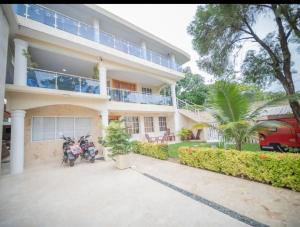 Bygningen som lejligheden ligger i