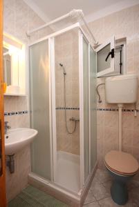 Koupelna v ubytování Apartments and rooms by the sea Sobra, Mljet - 4888
