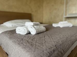 Postel nebo postele na pokoji v ubytování ACADEMY House