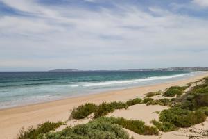 una playa vacía con el océano en el fondo en Dune Sanctuary, en Plettenberg Bay