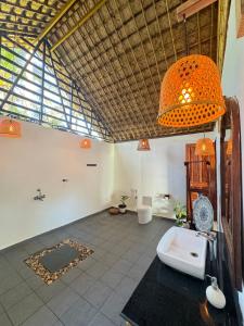 Koupelna v ubytování Agonda Villas