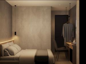 Ένα ή περισσότερα κρεβάτια σε δωμάτιο στο Luma Urban Hotel Tokyo