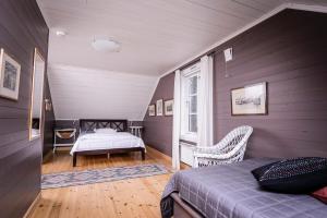 Postel nebo postele na pokoji v ubytování Kleivstua Hotel near Krokskogen