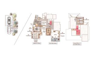 Půdorys ubytování Yamaguchi House,Historic Private House with Open-Air Hot springs + 82 fotografií