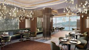 Χώρος καθιστικού στο Grand Hotel Bristol