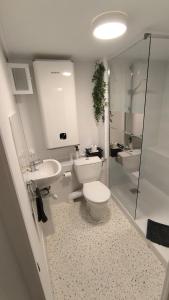 Koupelna v ubytování Maison de la liberté