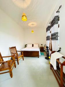 Postel nebo postele na pokoji v ubytování Heavenly View Ella