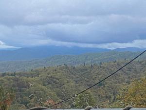 a view of the mountains from a gondola at Dryades in Elati +18 photos