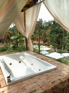 Bazén v ubytování Glamping Las Palmas Finca nebo v jeho okolí