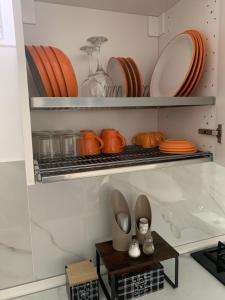 Η κουζίνα ή μικρή κουζίνα στο AngelHome Matera