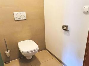 a bathroom with a white toilet in a stall at Apartment Cheeky Apartment-6 by Interhome in Oberndorf in Tirol