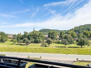a view of a field and a road at Apartment Celine by Interhome in Lügde