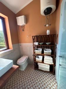 Ένα μπάνιο στο A Casuzza di Poggio Scopello