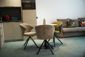 พื้นที่นั่งเล่นของ Hotel Poem Eforie Nord - Roof Top Pool & Panoramic Sea View