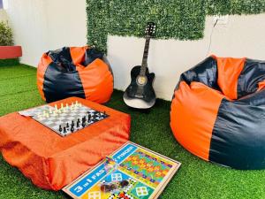 Posezení v ubytování AQUA VERDE- 3 Bedroom Townhouse wd Pvt Pool & Terrace